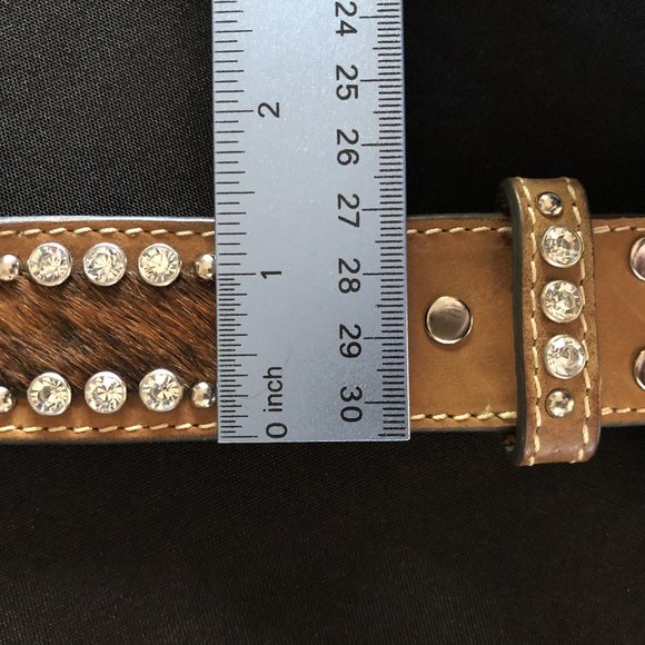 Nocona Real Fur Western Belt Size XL - Picture 9 of 13